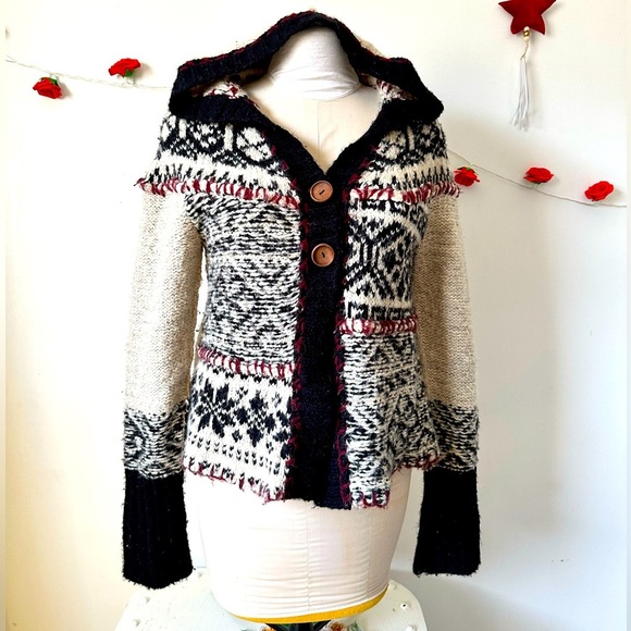 Free People Nordic Knit Cardigan - Picture 1 of 9
